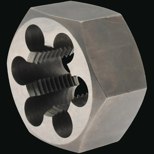 Hex Rethreading Die: 3/4-16, Right Hand, High-Speed Steel
