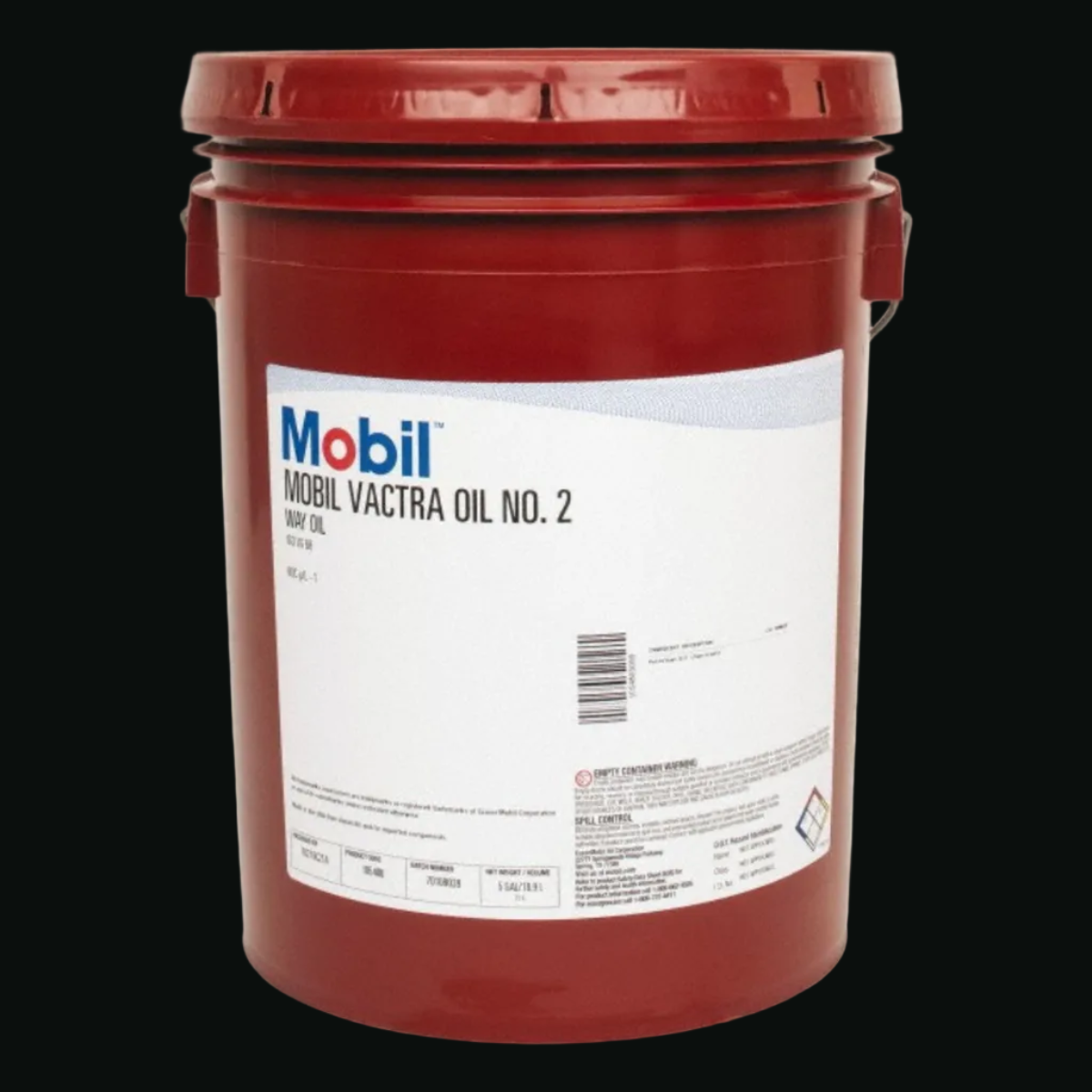 Mobil Way Oil Vactra #2 5 gal pail-iso 68 sae 20