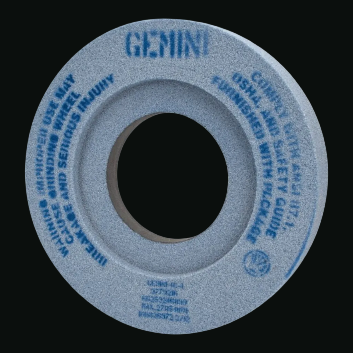 Norton Surface Grinding Wheel: 12" Dia, 2" thick, 5" Arbor 46 Grit