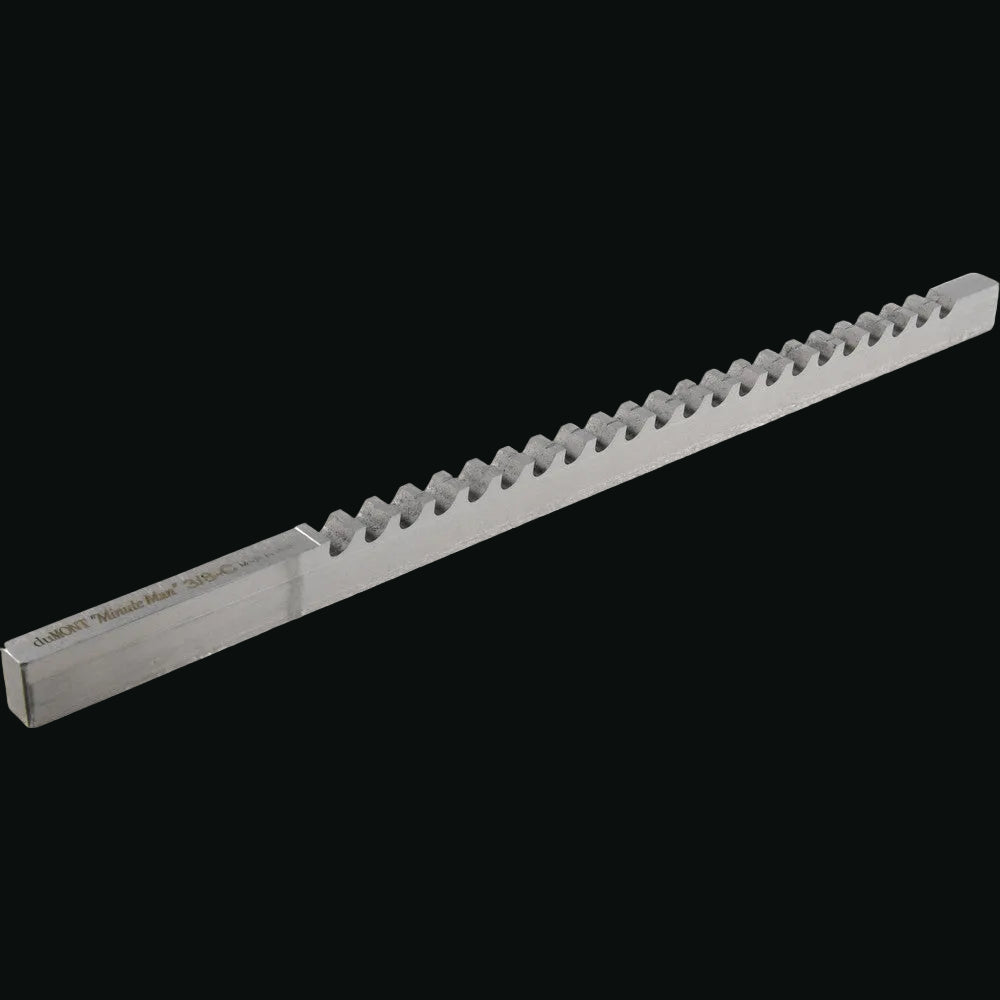 Keyway Broach: Style C, High Speed Steel, 3/8" Wide