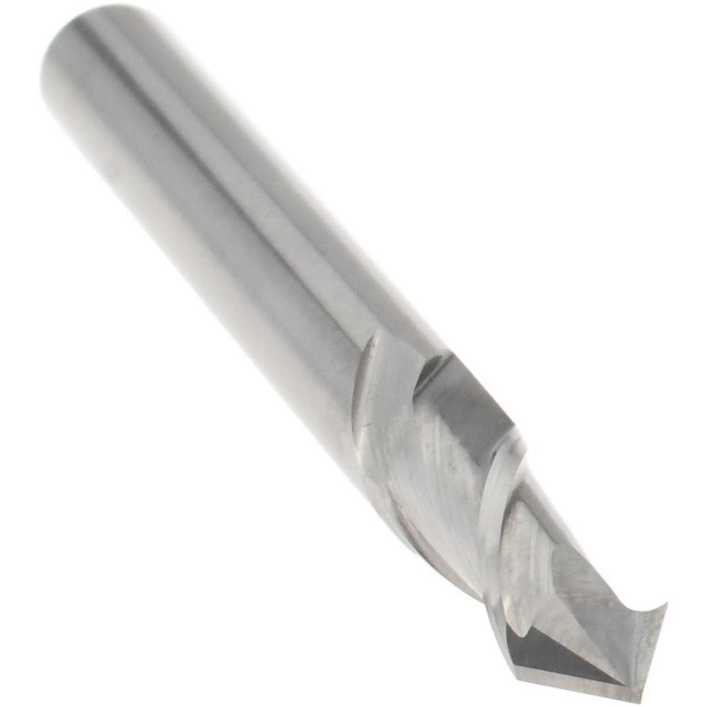 Melin Tool Drill Mill: 3/16" Dia, 5/8" LOC, 2 Flute, 60 deg Point, Solid Carbide