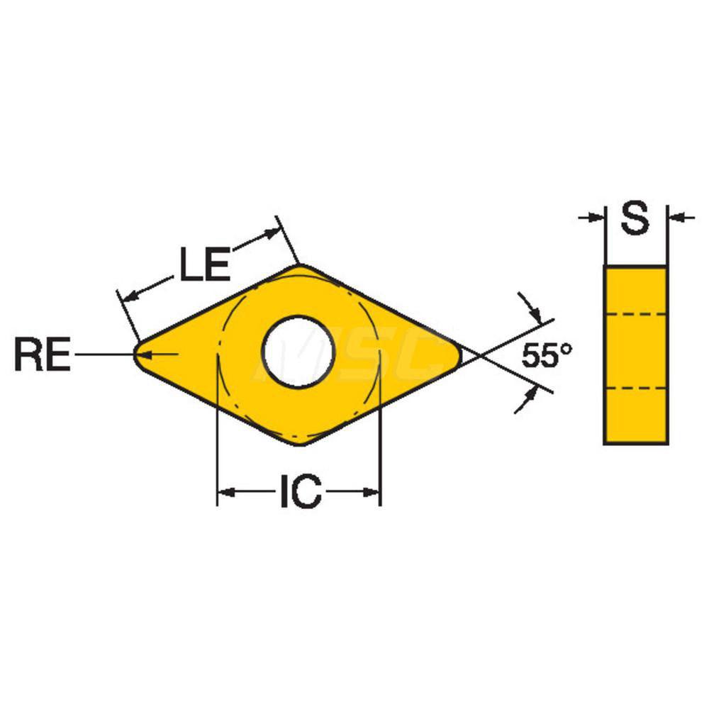 Sandvik Coromant Turning Insert: DNMG432-PM 4425, Carbide