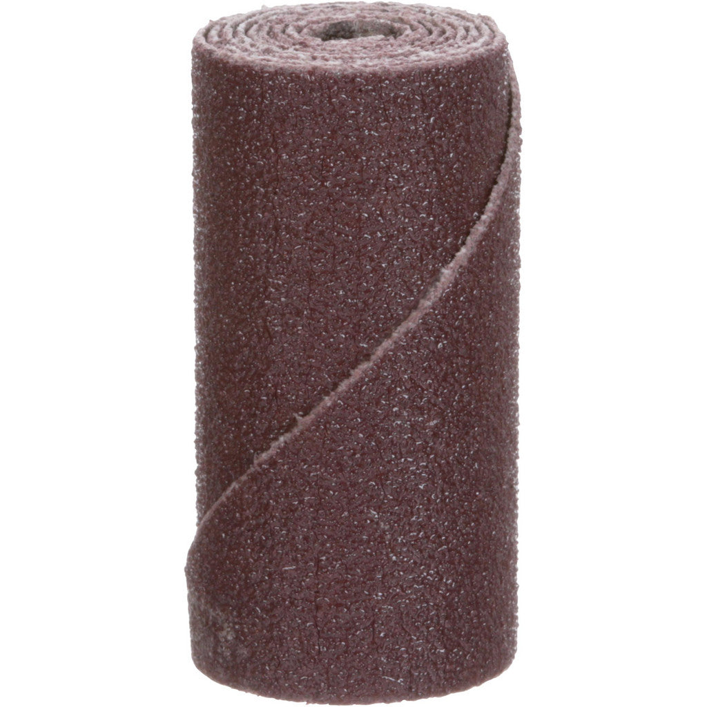 3M Straight Cartridge Roll: 3/4" Dia, 60 Grit, Aluminum Oxide