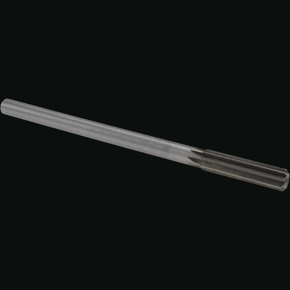 Chucking Reamer: 12.50 mm, 8" OAL, 2" Flute Length, Straight, Straight-Cylindrical, HSS  6 Flutes, Right Hand Cutting Direction
